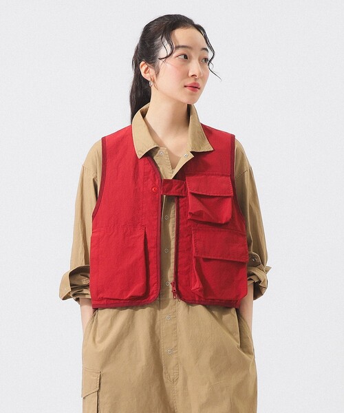 BEAMS BOY（ビームスボーイ）の「US NAVY クルー ベスト（ベスト・レディース・レッド/グリーン/ネイビー・1/2）」の6枚目の写真