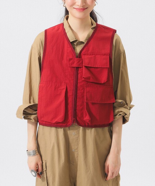 BEAMS BOY（ビームスボーイ）の「US NAVY クルー ベスト（ベスト・レディース・レッド/グリーン/ネイビー・1/2）」の8枚目の写真