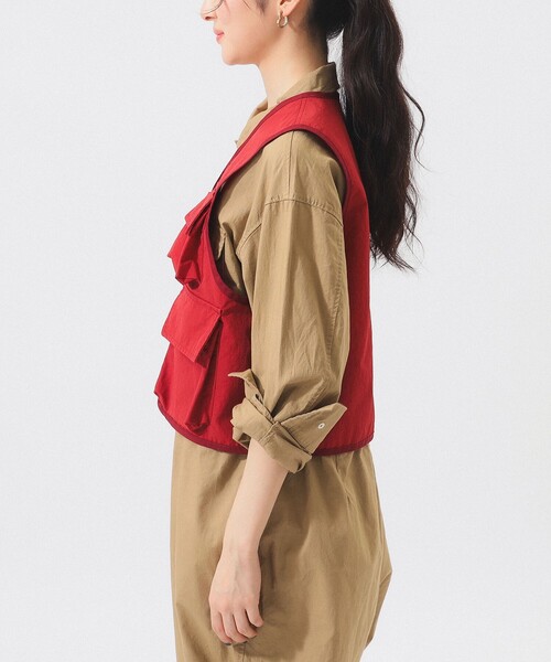 BEAMS BOY（ビームスボーイ）の「US NAVY クルー ベスト（ベスト・レディース・レッド/グリーン/ネイビー・1/2）」の9枚目の写真