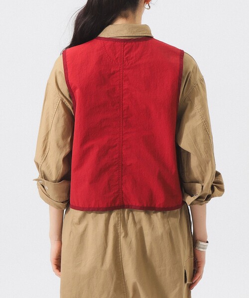 BEAMS BOY（ビームスボーイ）の「US NAVY クルー ベスト（ベスト・レディース・レッド/グリーン/ネイビー・1/2）」の10枚目の写真