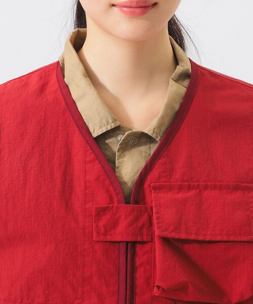 BEAMS BOY（ビームスボーイ）の「US NAVY クルー ベスト（ベスト・レディース・レッド/グリーン/ネイビー・1/2）」の11枚目の写真