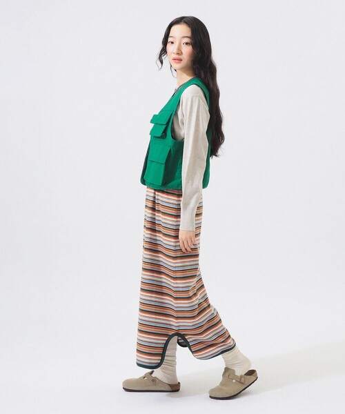 BEAMS BOY（ビームスボーイ）の「US NAVY クルー ベスト（ベスト・レディース・レッド/グリーン/ネイビー・1/2）」の13枚目の写真