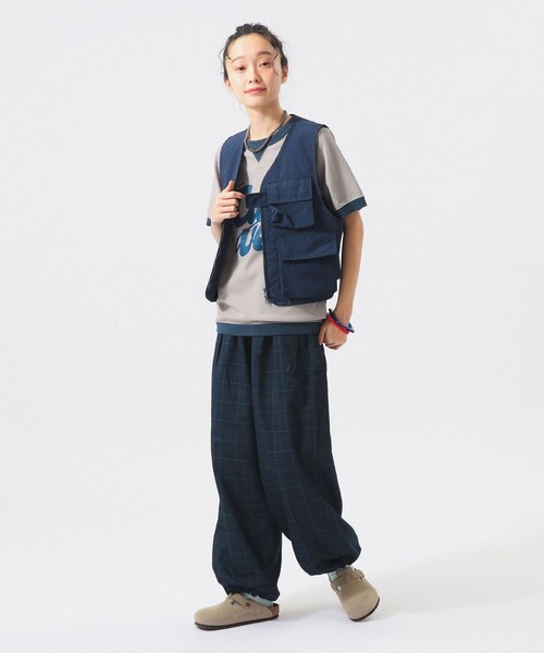 BEAMS BOY（ビームスボーイ）の「US NAVY クルー ベスト（ベスト・レディース・レッド/グリーン/ネイビー・1/2）」の19枚目の写真