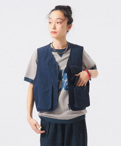 BEAMS BOY（ビームスボーイ）の「US NAVY クルー ベスト（ベスト・レディース・レッド/グリーン/ネイビー・1/2）」の20枚目の写真