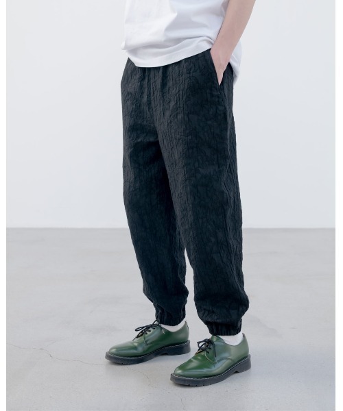 uniform experiment（ユニフォームエクスペリメント）の「JACQUARD EASY PANTS（その他パンツ・メンズ・ブラック・2/3/5/4/1）」の2枚目の写真