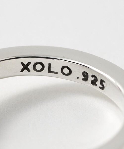 XOLO（ショロ）の「＜XOLO＞スクエア リング THIN（リング・メンズ・シルバー・M/L）」の4枚目の写真