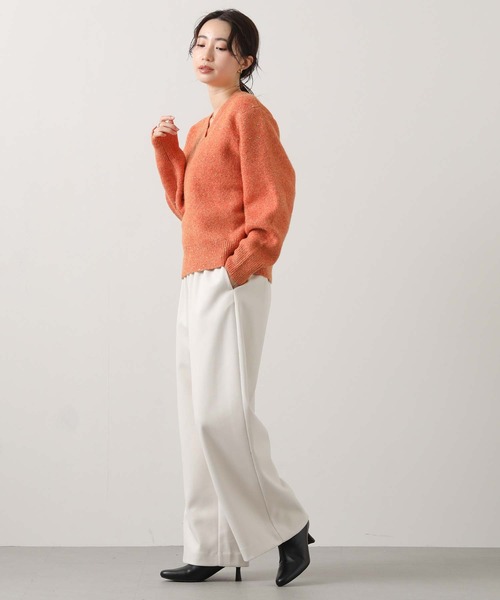 Gready Brilliant(グレディブリリアン)の「2wayスパンコールニット(ニット/セーター・レディース・オレンジ/ライトグレー・38)」の22枚目の写真