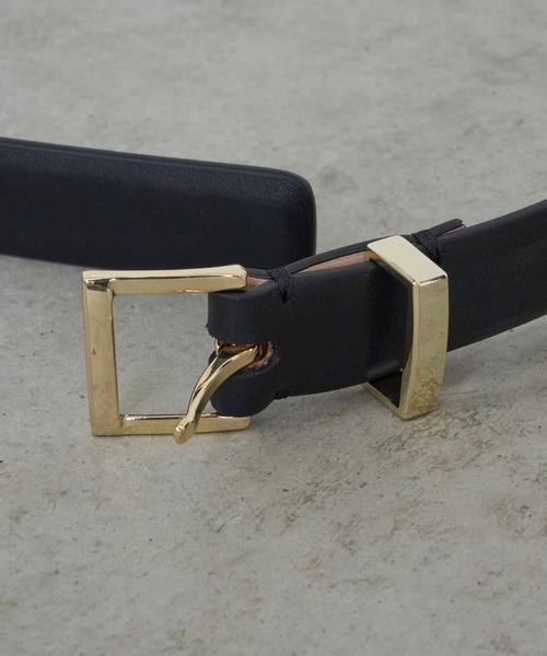 MANUELA(マヌエラ)の「【MANUELA】LEATHER BELT 20㎜ 102254/レザーベルト 20㎜(ベルト・レディース・ブラウン/グレー/ブラック/グレイッシュベージュ・FREE)」の12枚目の写真