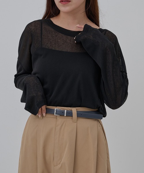 MANUELA(マヌエラ)の「【MANUELA】LEATHER BELT 20㎜ 102254/レザーベルト 20㎜(ベルト・レディース・ブラウン/グレー/ブラック/グレイッシュベージュ・FREE)」の17枚目の写真