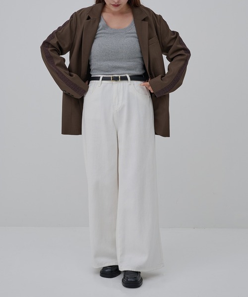MANUELA(マヌエラ)の「【MANUELA】LEATHER BELT 20㎜ 102254/レザーベルト 20㎜(ベルト・レディース・ブラウン/グレー/ブラック/グレイッシュベージュ・FREE)」の10枚目の写真