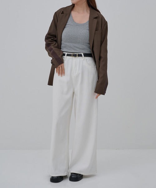 MANUELA(マヌエラ)の「【MANUELA】LEATHER BELT 20㎜ 102254/レザーベルト 20㎜(ベルト・レディース・ブラウン/グレー/ブラック/グレイッシュベージュ・FREE)」の11枚目の写真