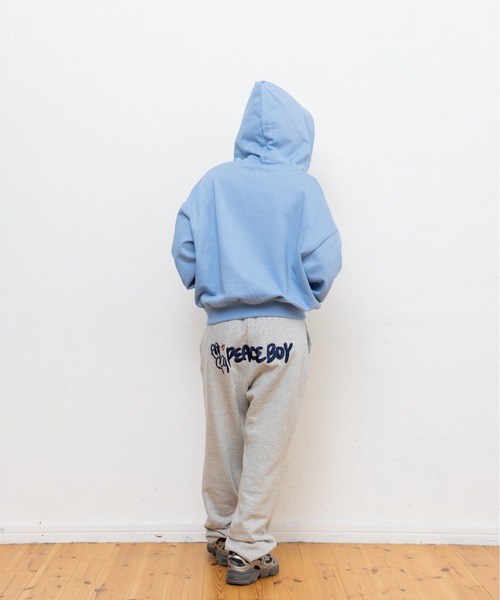 kaoyorinakami(カオヨリナカミ)の「peace boy sweat pants / ピースボーイスウェットパンツ(その他パンツ・メンズ・ブラック/グレー・X-LARGE/LARGE/MEDIUM/SMALL)」の7枚目の写真