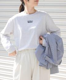 FORK&SPOON | FORK&SPOON フロッキープリントロングスリーブTシャツ(Tシャツ/カットソー)