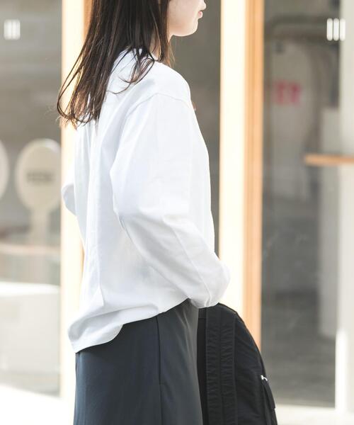 FORK&SPOON（フォークアンドスプーン）の「FORK&SPOON　フロッキープリントロングスリーブTシャツ（Tシャツ/カットソー・レディース・ホワイト系その他/グレー系その他・1）」の15枚目の写真