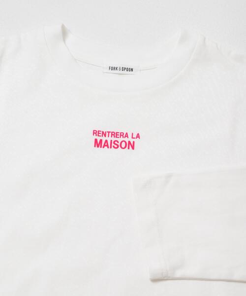 FORK&SPOON（フォークアンドスプーン）の「FORK&SPOON　フロッキープリントロングスリーブTシャツ（Tシャツ/カットソー・レディース・ホワイト系その他/グレー系その他・1）」の20枚目の写真