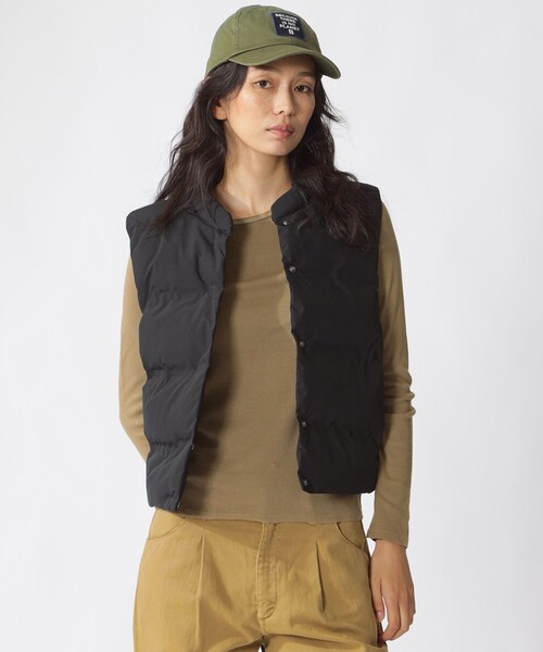 ECOALF(エコアルフ)の「POUNCE ベスト / POUNCE VEST WOMAN(その他アウター・レディース・ホワイト系その他/ブラック・S/M)」の6枚目の写真