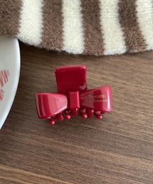 Vini（ヴィニ）の「ミニ リボン ヘアクリップ（バレッタ/ヘアクリップ）」