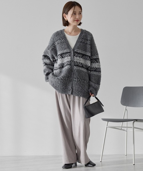 AMERICAN HOLIC（アメリカンホリック）の「カットコーデュロイパンツ（その他パンツ・レディース・アイボリー/ブラック/ライトグレー/モカ・L/M）」の22枚目の写真