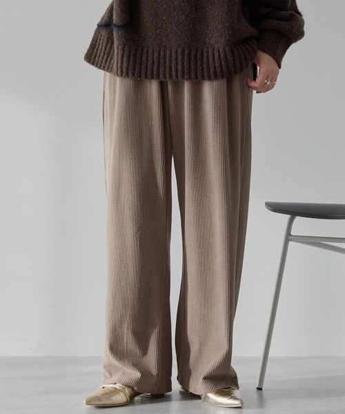 AMERICAN HOLIC（アメリカンホリック）の「カットコーデュロイパンツ（その他パンツ・レディース・アイボリー/ブラック/ライトグレー/モカ・L/M）」の6枚目の写真