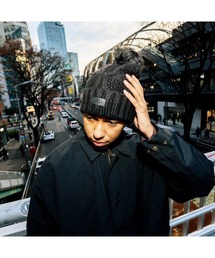 UGG（アグ）の「UGG アグ - W CABLE BEANIE WITH POM【100819-BLK】（ニットキャップ/ビーニー）」