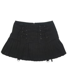 KATER（カーター）の「Corset Pleated Low Skirt - BLACK（スカート）」