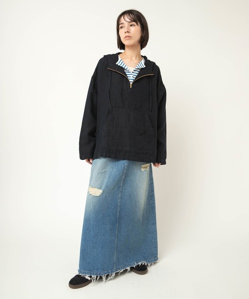 RNA-N(アールエヌエーエヌ)の「G1104 デニムロングスカート(デニムスカート・レディース・ブルー系その他・FREE)」の8枚目の写真