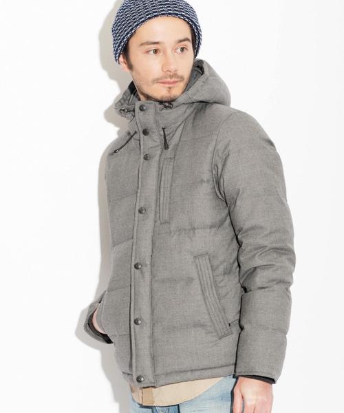 green label relaxing(グリーンレーベルリラクシング)の「T/W MILLD HOOD ダウンブルゾン◆(ダウンジャケット/コート・メンズ・ダークグレー/グレー/ネイビー・MEDIUM/SMALL/X-LARGE/LARGE)」の2枚目の写真