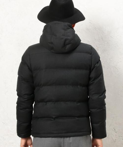 green label relaxing(グリーンレーベルリラクシング)の「T/W MILLD HOOD ダウンブルゾン◆(ダウンジャケット/コート・メンズ・ダークグレー/グレー/ネイビー・MEDIUM/SMALL/X-LARGE/LARGE)」の21枚目の写真
