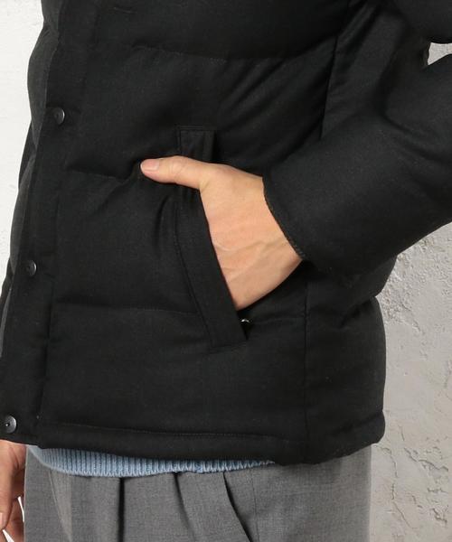 green label relaxing(グリーンレーベルリラクシング)の「T/W MILLD HOOD ダウンブルゾン◆(ダウンジャケット/コート・メンズ・ダークグレー/グレー/ネイビー・MEDIUM/SMALL/X-LARGE/LARGE)」の17枚目の写真