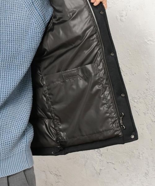 green label relaxing(グリーンレーベルリラクシング)の「T/W MILLD HOOD ダウンブルゾン◆(ダウンジャケット/コート・メンズ・ダークグレー/グレー/ネイビー・MEDIUM/SMALL/X-LARGE/LARGE)」の18枚目の写真