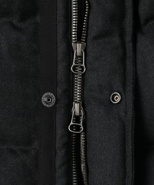 green label relaxing(グリーンレーベルリラクシング)の「T/W MILLD HOOD ダウンブルゾン◆(ダウンジャケット/コート・メンズ・ダークグレー/グレー/ネイビー・MEDIUM/SMALL/X-LARGE/LARGE)」の10枚目の写真