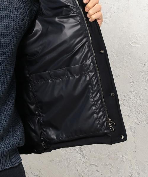 green label relaxing(グリーンレーベルリラクシング)の「T/W MILLD HOOD ダウンブルゾン◆(ダウンジャケット/コート・メンズ・ダークグレー/グレー/ネイビー・MEDIUM/SMALL/X-LARGE/LARGE)」の6枚目の写真