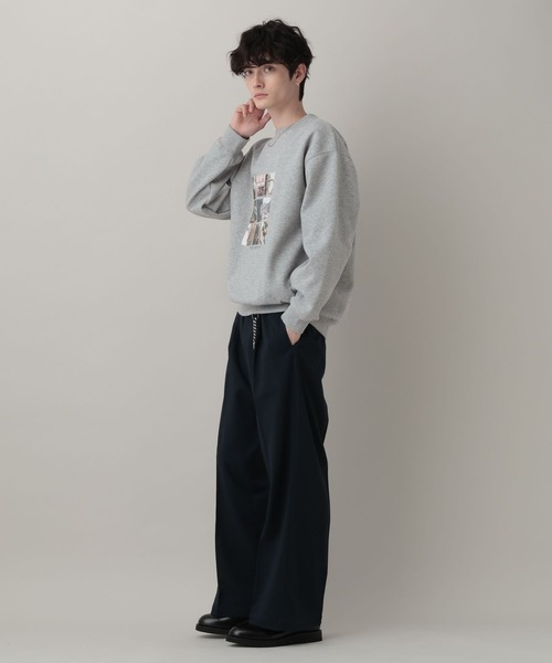 セール】Collage Photographer Print Sweat/コラージュフォトプリント