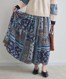 Paradise Picnic | 総柄テイアードスカート(スカート)