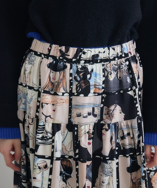 Paradise Picnic（パラダイスピクニック）の「総柄テイアードスカート（スカート・レディース・その他2/その他1・FREE）」の18枚目の写真