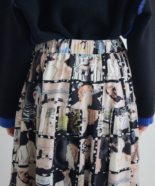 Paradise Picnic（パラダイスピクニック）の「総柄テイアードスカート（スカート・レディース・その他2/その他1・FREE）」の21枚目の写真