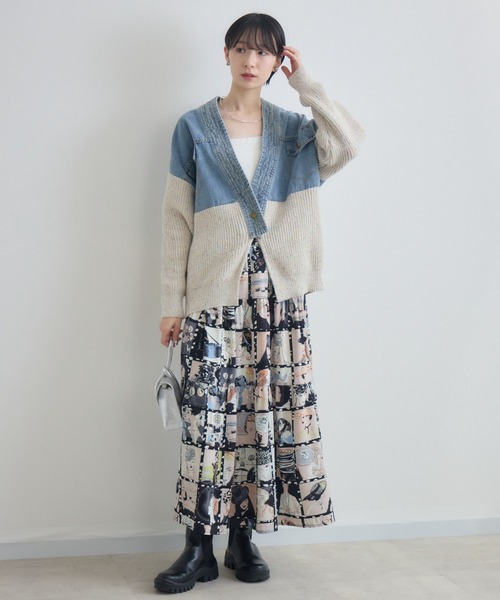 Paradise Picnic（パラダイスピクニック）の「総柄テイアードスカート（スカート・レディース・その他2/その他1・FREE）」の12枚目の写真