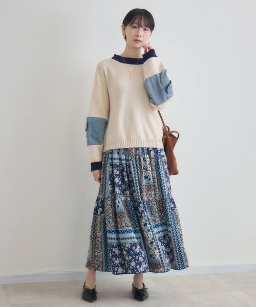 Paradise Picnic（パラダイスピクニック）の「総柄テイアードスカート（スカート・レディース・その他2/その他1・FREE）」の5枚目の写真