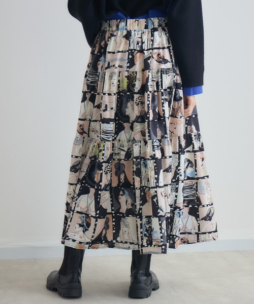 Paradise Picnic（パラダイスピクニック）の「総柄テイアードスカート（スカート・レディース・その他2/その他1・FREE）」の17枚目の写真