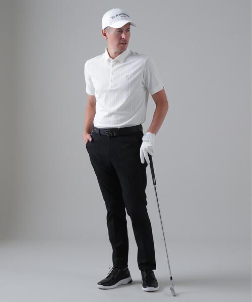 St ANDREWS(セントアンドリュース)の「ドットストライプジャカード レギュラーテーパードパンツ (MENS)(その他パンツ・メンズ・カーキ/ブラック・S/L/LL/M/LL1)」の6枚目の写真
