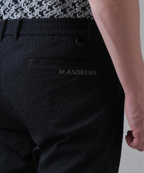 St ANDREWS(セントアンドリュース)の「ドットストライプジャカード レギュラーテーパードパンツ (MENS)(その他パンツ・メンズ・カーキ/ブラック・S/L/LL/M/LL1)」の12枚目の写真
