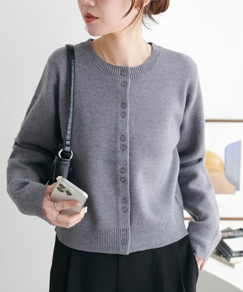セール】やみつきクルーネックカーディガン（カーディガン/ボレロ