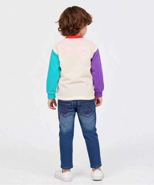 Disney（ディズニー）の「ディズニー デニムポケットロンT 1253K（Tシャツ/カットソー・キッズ・パープル/レッド・90cm/100cm/110cm/120cm/130cm/140cm）」の3枚目の写真