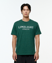 エスリットTシャツ(グリーンメランジ/ホワイト)