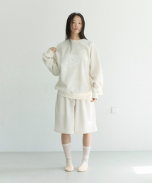 FUN FROM FUN（ファンフロムファン）の「Dumbo_Waffle Shorts (Cream)（スウェットパンツ）」