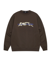 LMC( )��SKELETON DOG SWEATSHIRT brown(�X�E�F�b�g)