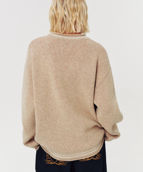 MOODBETTER（ムード ベター）の「RELAXED LOGO KNIT PULLOVER BEIGE（ニット/セーター・レディース・その他・FREE）」の5枚目の写真