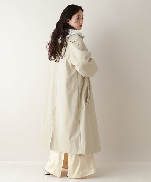 RAGEBLUE(レイジブルー)の「リバーシブルステンカラーコート(ステンカラーコート・レディース・ベージュ・FREE)」の3枚目の写真