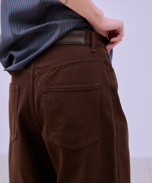 THINGS THAT MATTER(シングス ザット マター)の「EARTH BROWN PANTS / アース ブラウン パンツ(デニムパンツ・レディース・ブラウン・1/2)」の21枚目の写真