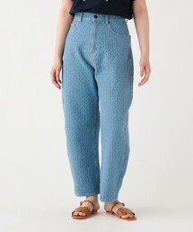 ジャカード デニム パンツ